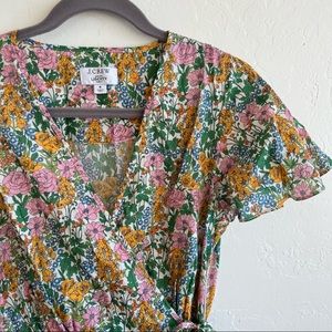 J. Crew x Liberty of London wrap dress